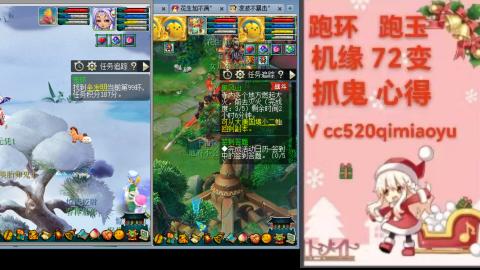 全服接 跑环 跑玉 机缘 72变 抓鬼 心得