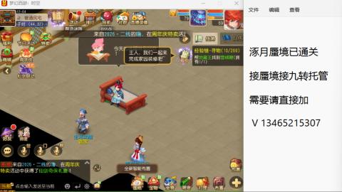 接九转蜃境托管~