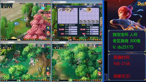 接宝宝环人环老区跑商抓鬼