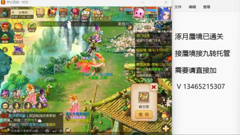 接九转蜃境托管~