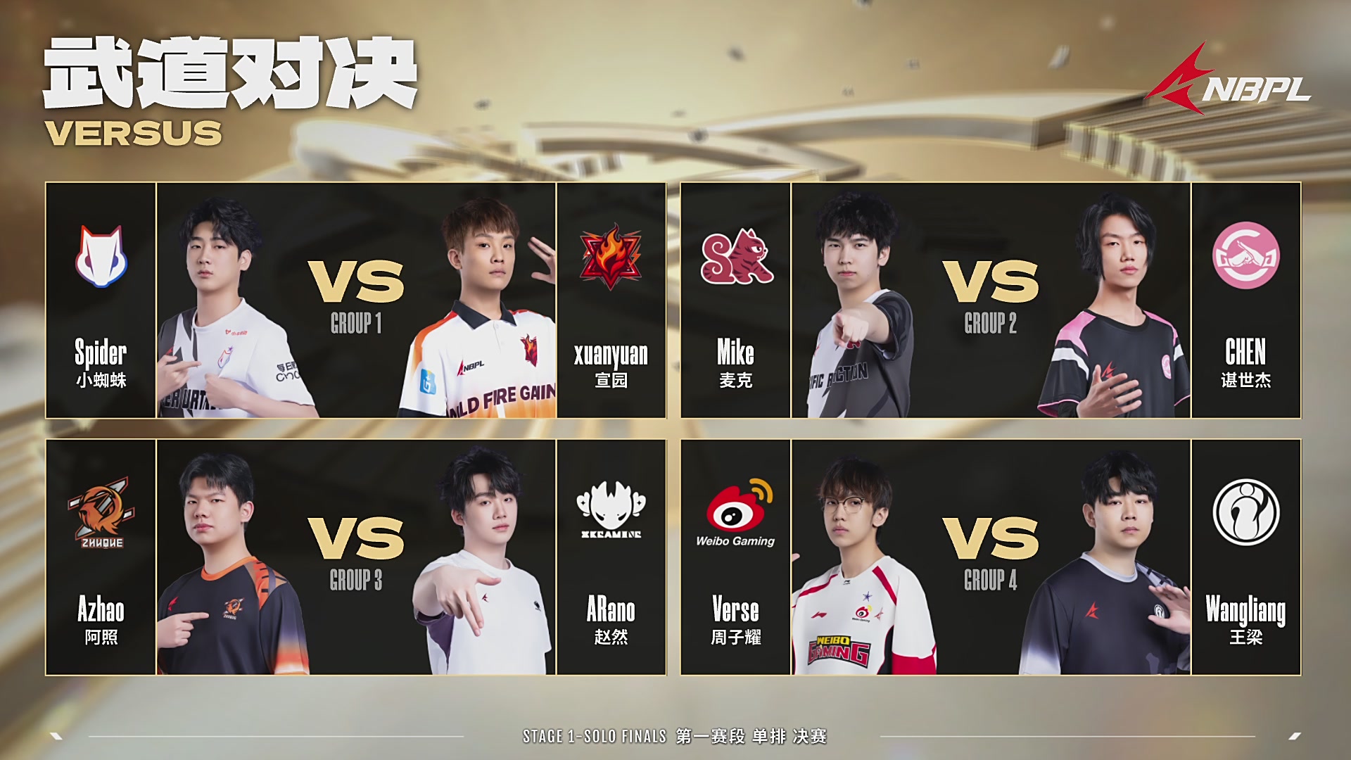 【NBPL春季赛】单排 第一赛段 决赛