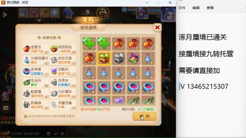 接九转蜃境托管~