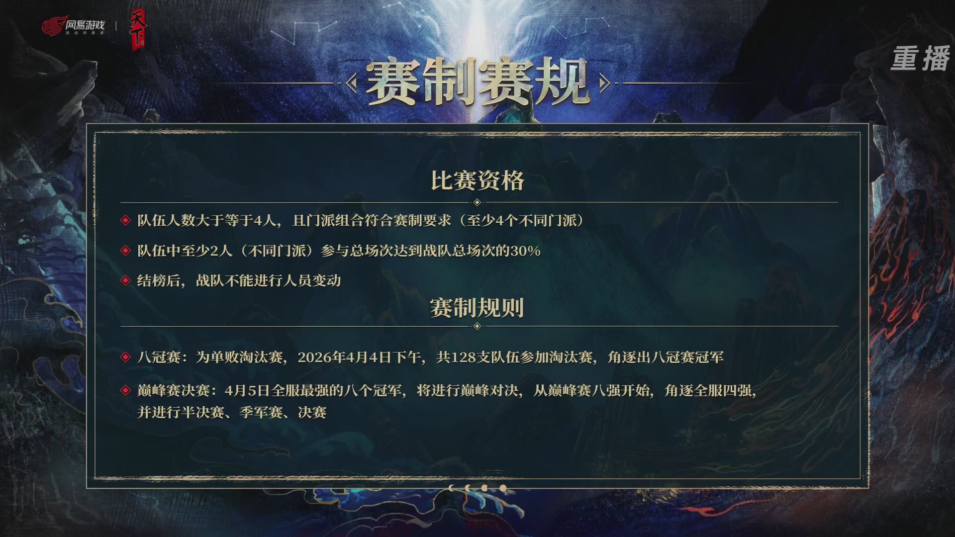 【重播】2026论剑天下4v4竞技赛