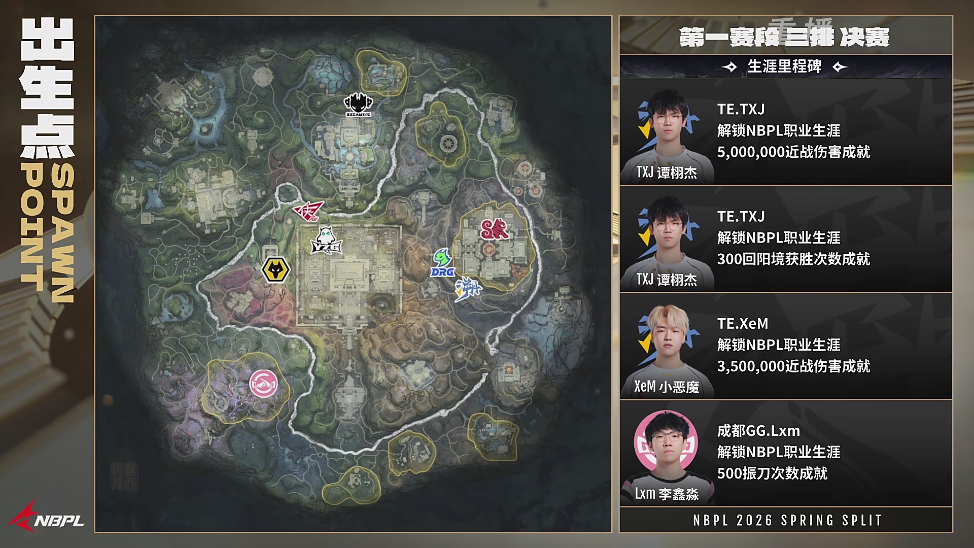 【重播】【NBPL春季赛】三排 第一赛段 决赛