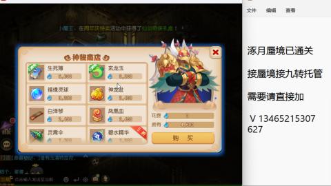 接九转蜃境托管~