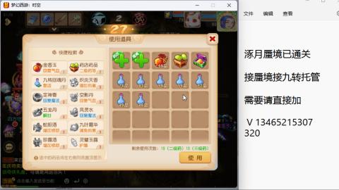 接九转蜃境托管~