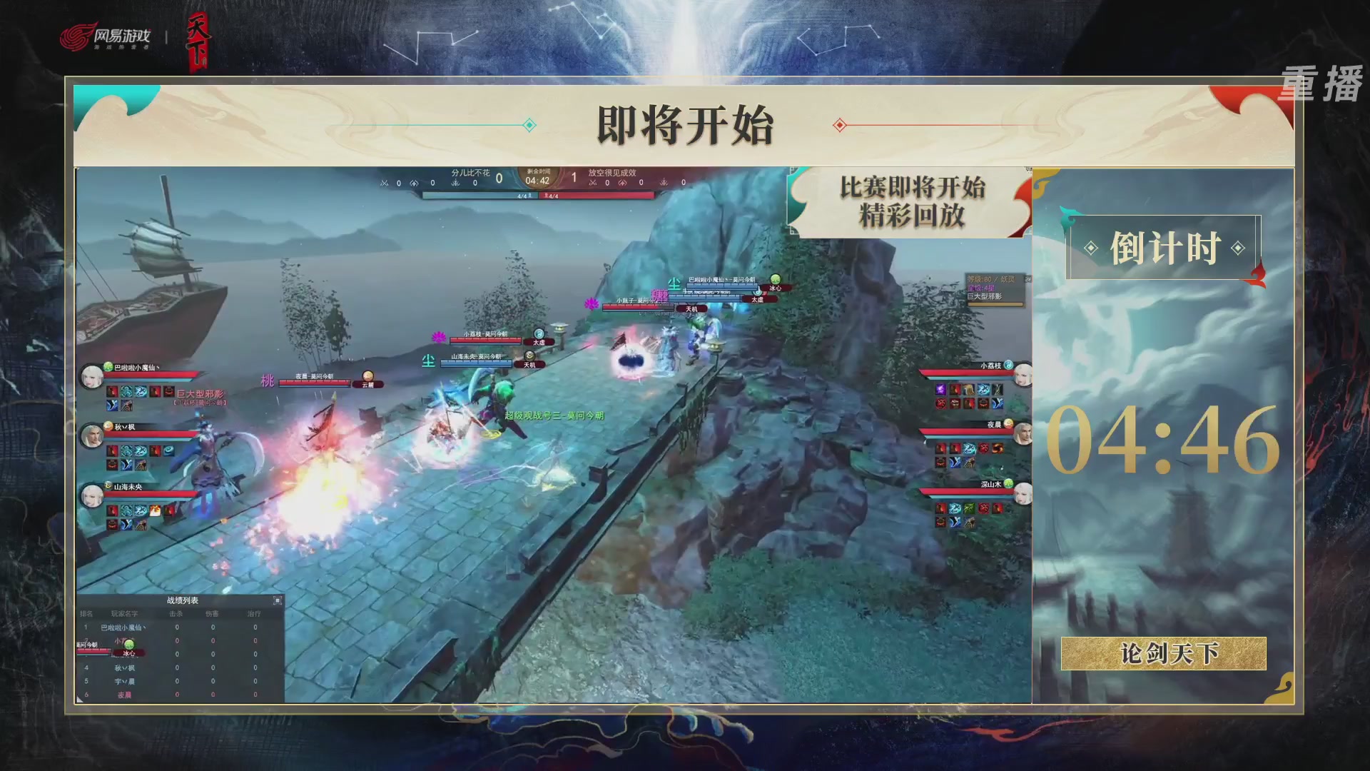 【重播】2026论剑天下4v4竞技赛