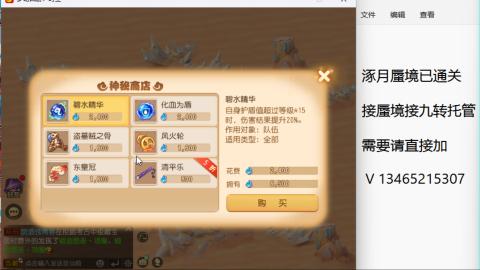 接九转蜃境托管~