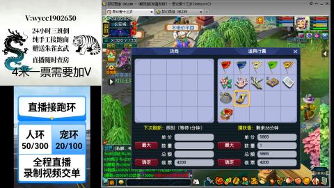 接全区跑商跑环