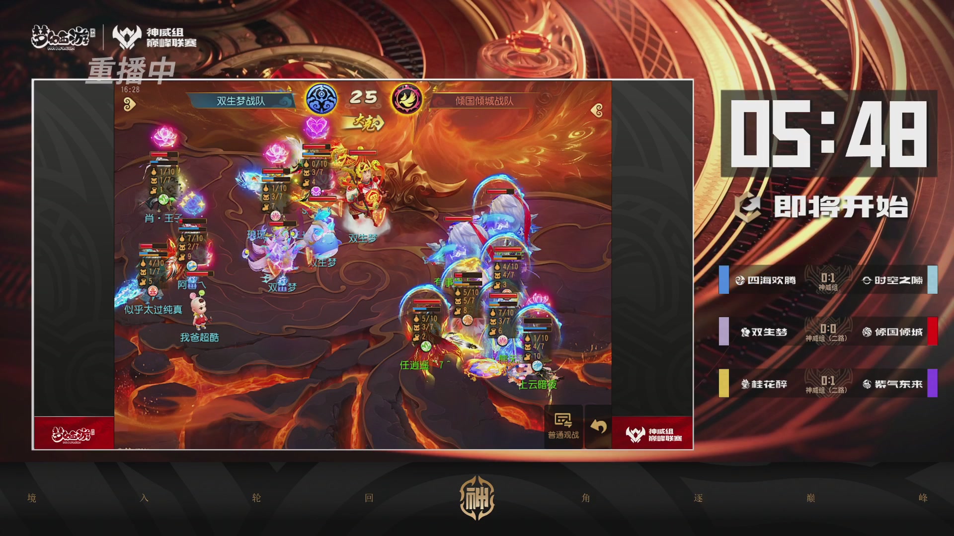 梦幻西游手游巅峰联赛S12常规赛