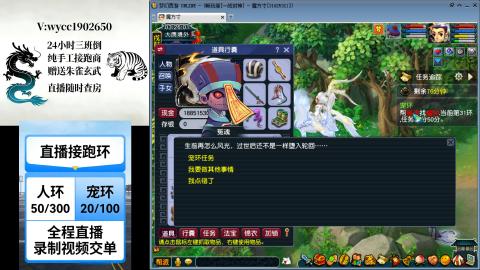 接畅玩跑环跑商