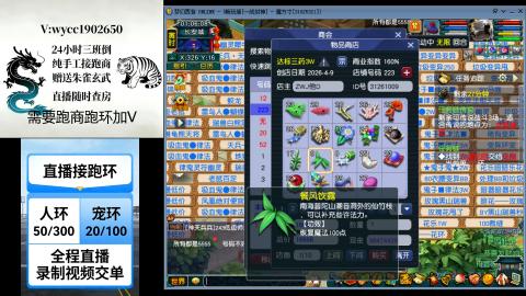 接畅玩跑环跑商