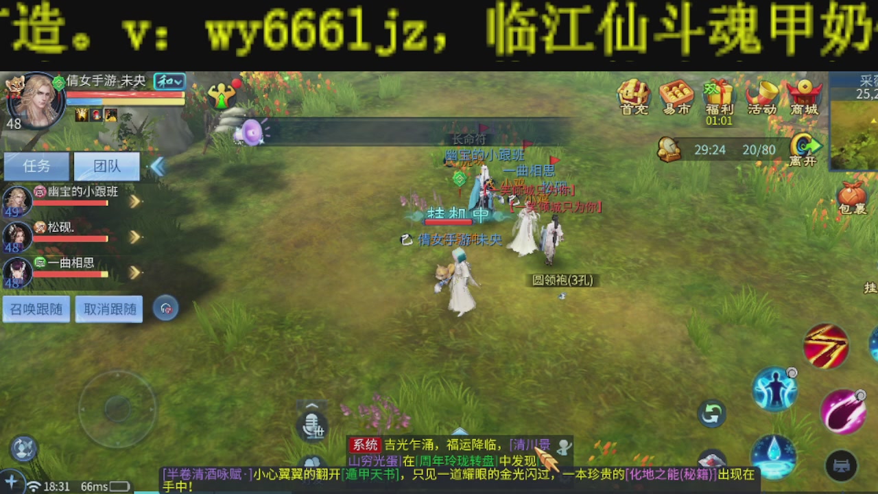 无偿新大区冲级打造托管v16