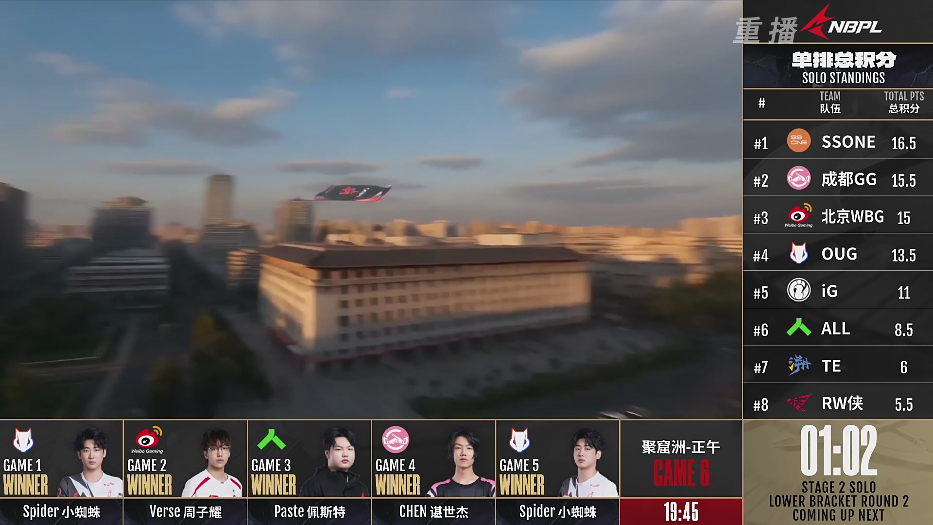 【重播】【NBPL春季赛】单排 第二赛段 败者组第二轮