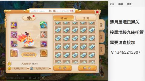 接九转蜃境托管~