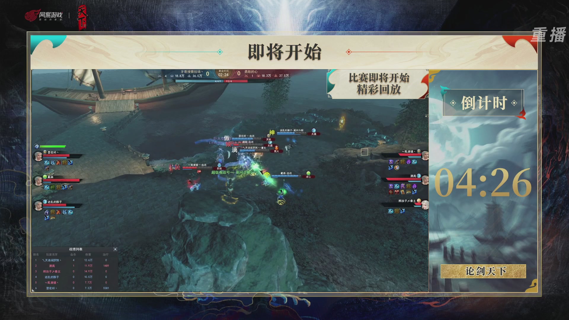 【重播】2026论剑天下4v4竞技赛