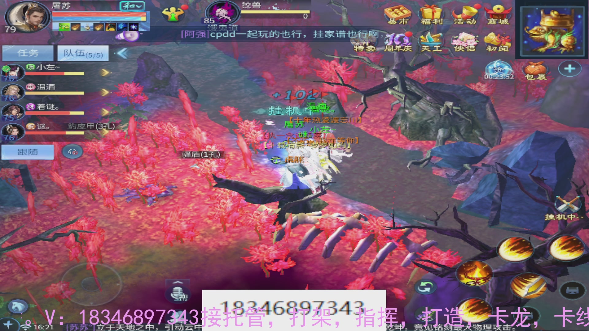 需要托管么？倩女最敬业主播