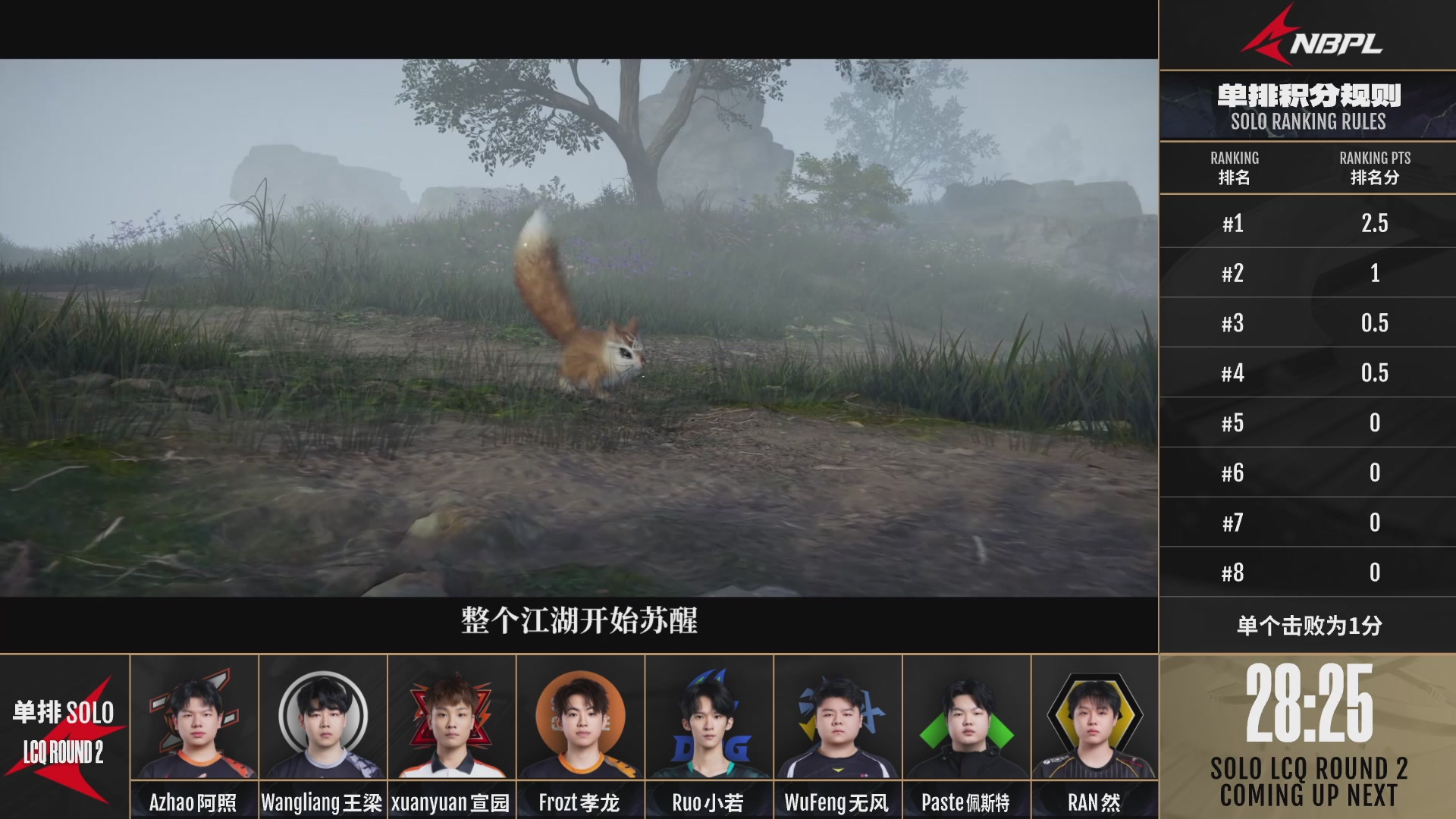 成都Wolves战队第一视角【2025永劫无间职业联赛秋季赛】