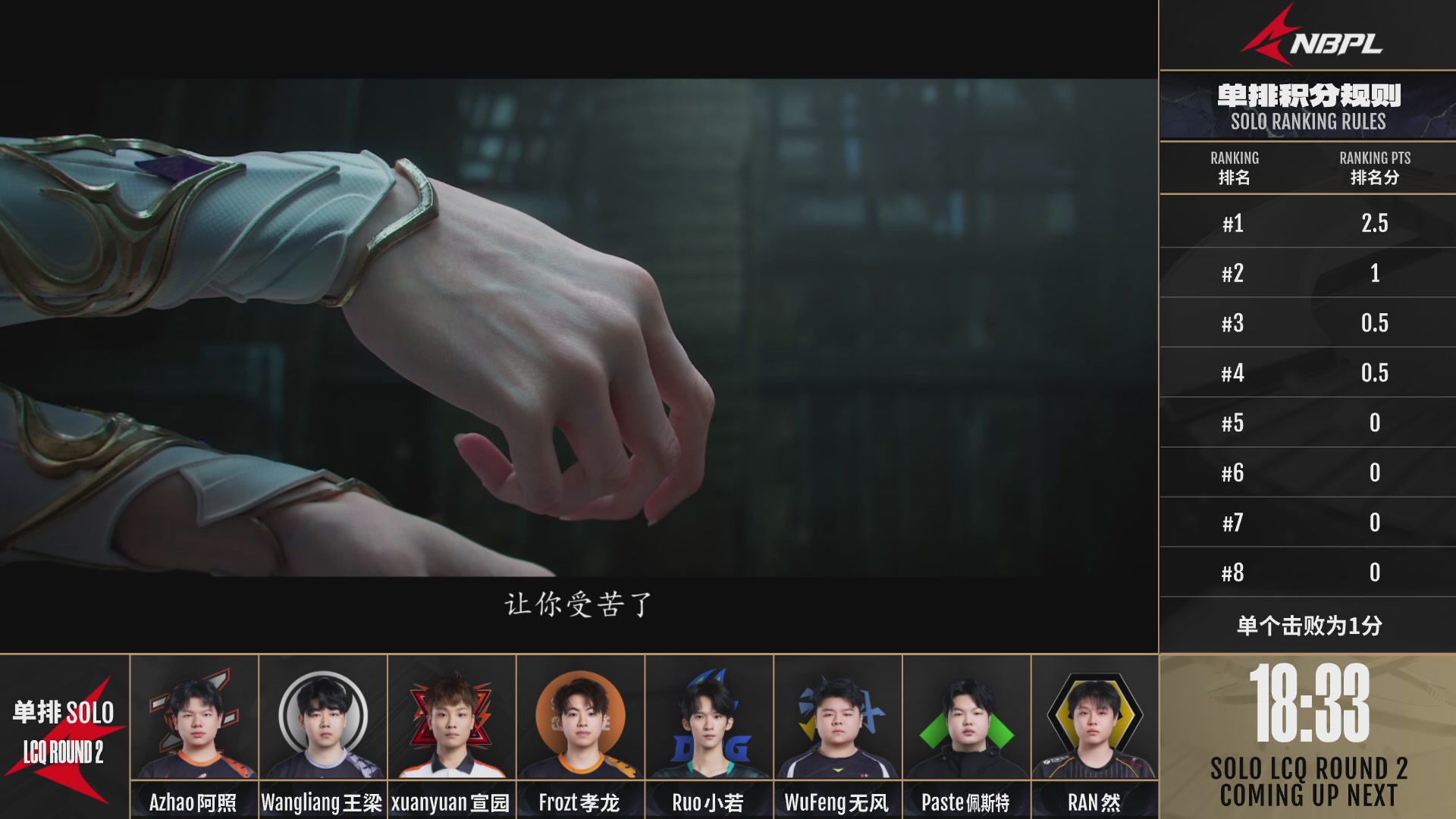 FPX.ZQ战队第一视角【2025永劫无间职业联赛秋季赛】