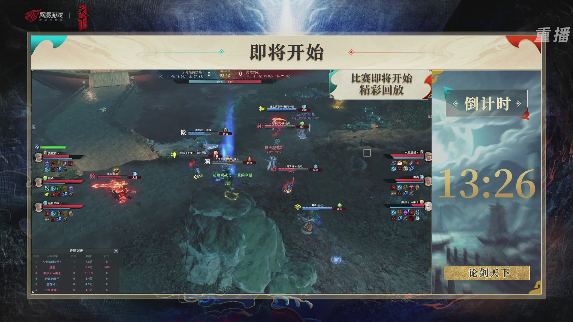 【重播】2026论剑天下4v4竞技赛