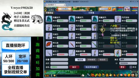 接宝宝环人环老区跑商抓鬼
