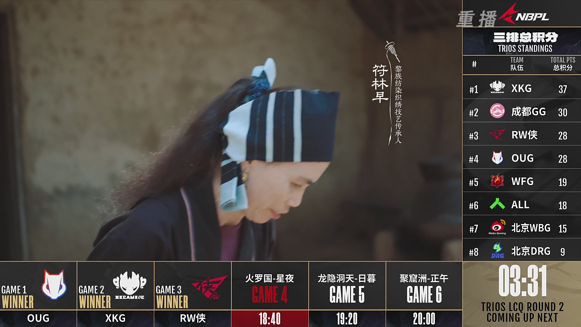 【重播】【NBPL春季赛】三排 复活赛第二轮