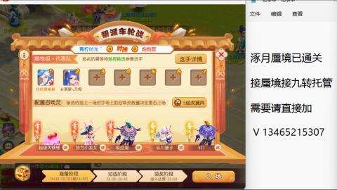 接九转蜃境托管~