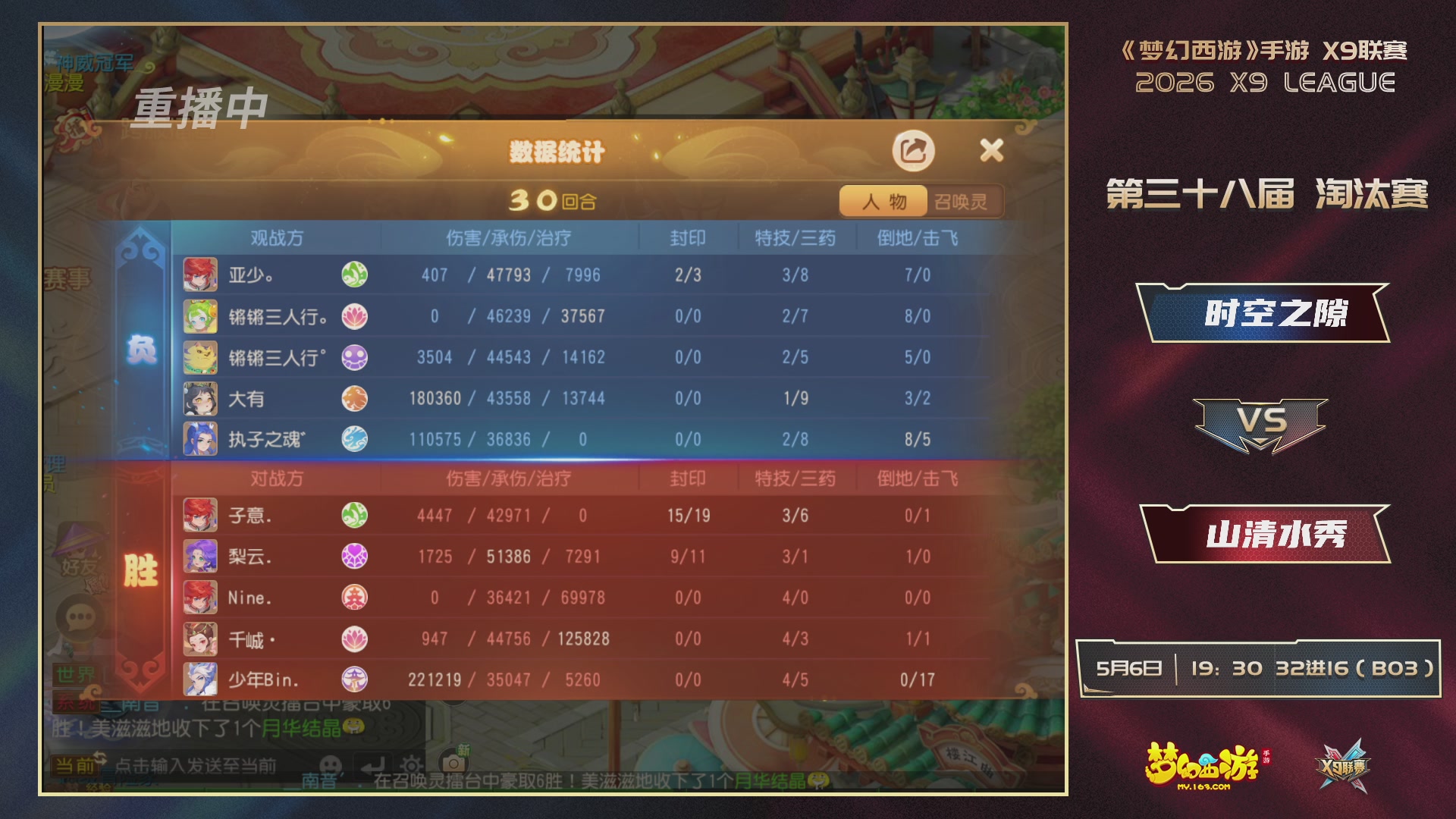 梦幻西游手游第38届X9联赛