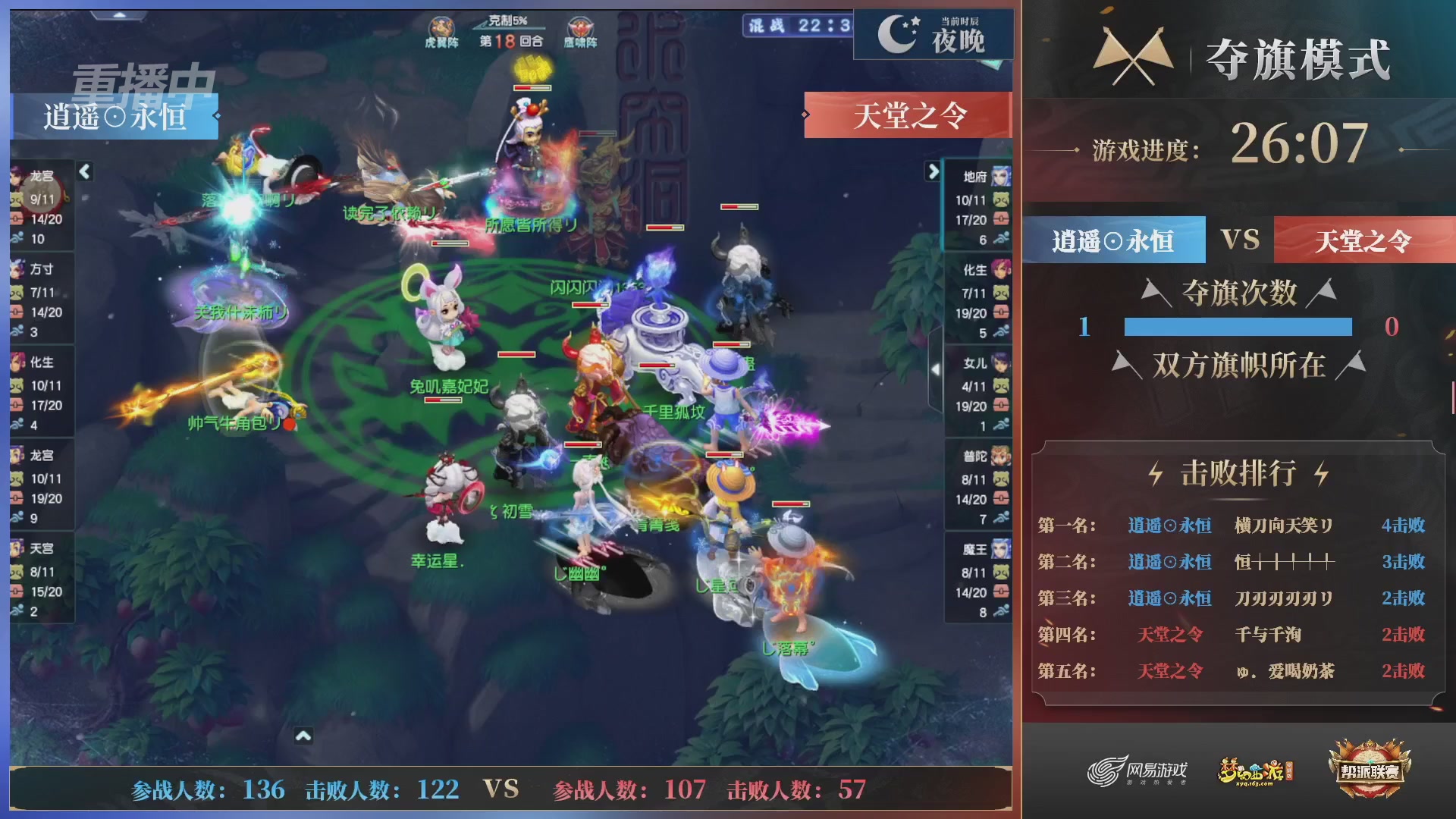 【重播】第40联帮派联赛-夺旗模式（福袋在大神直播间掉落）