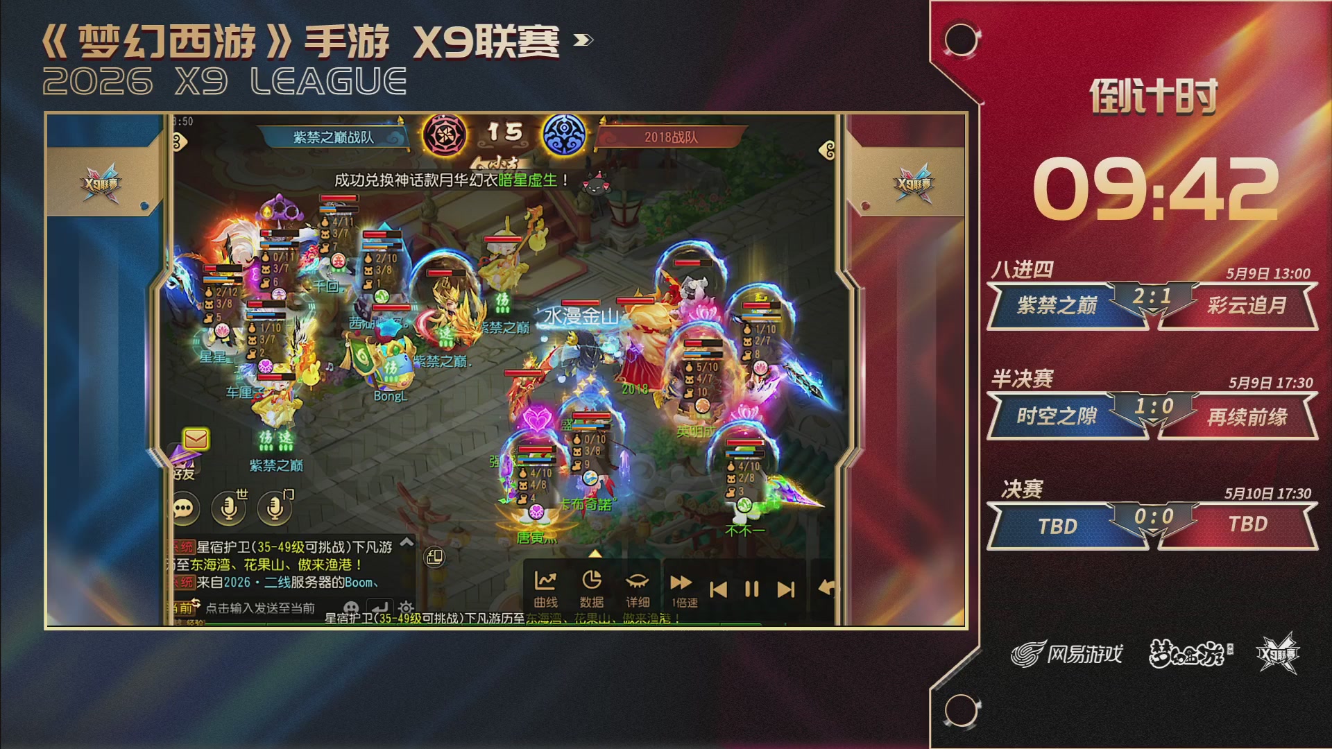 梦幻西游手游第38届X9联赛