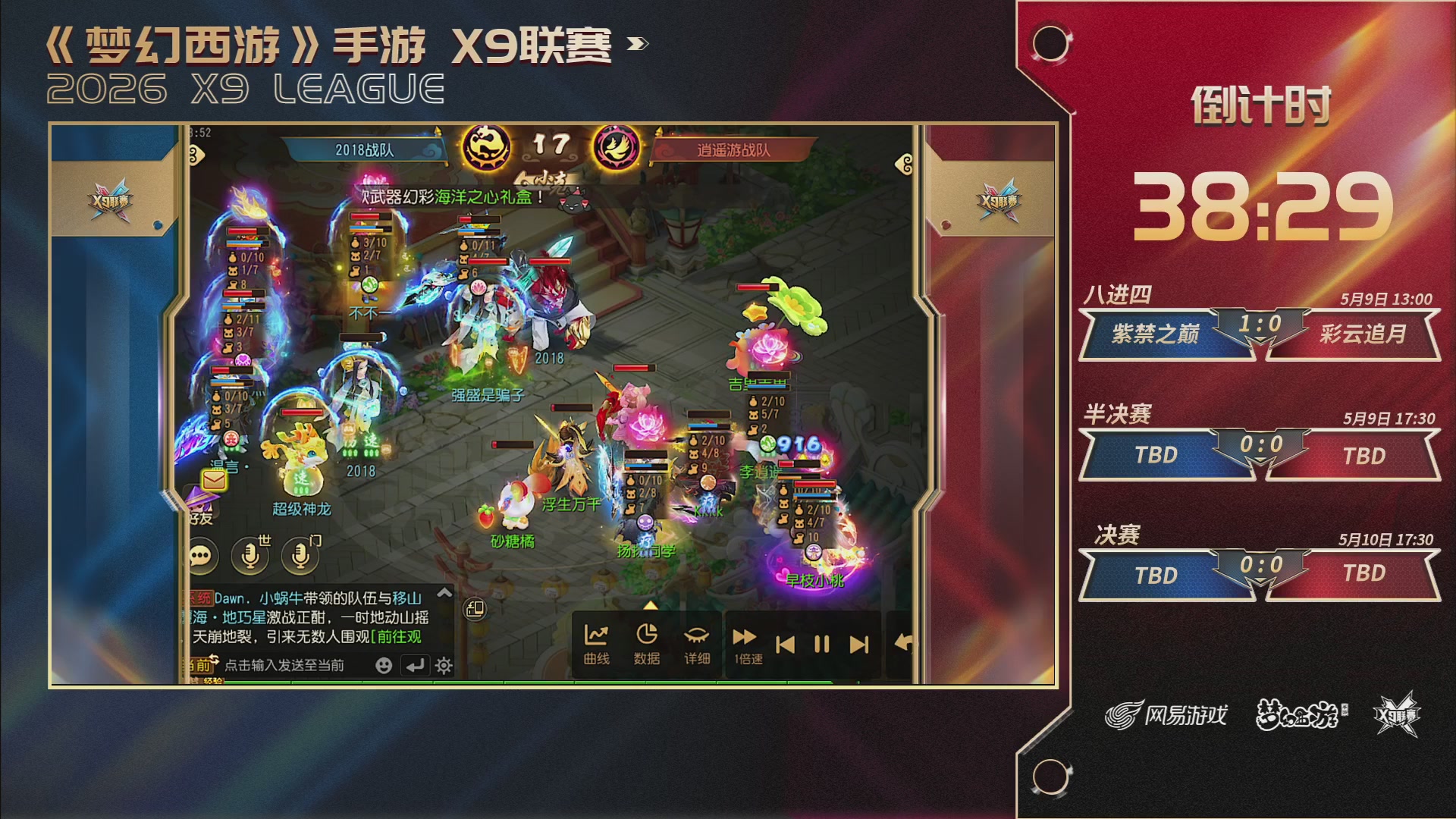 梦幻西游手游第38届X9联赛