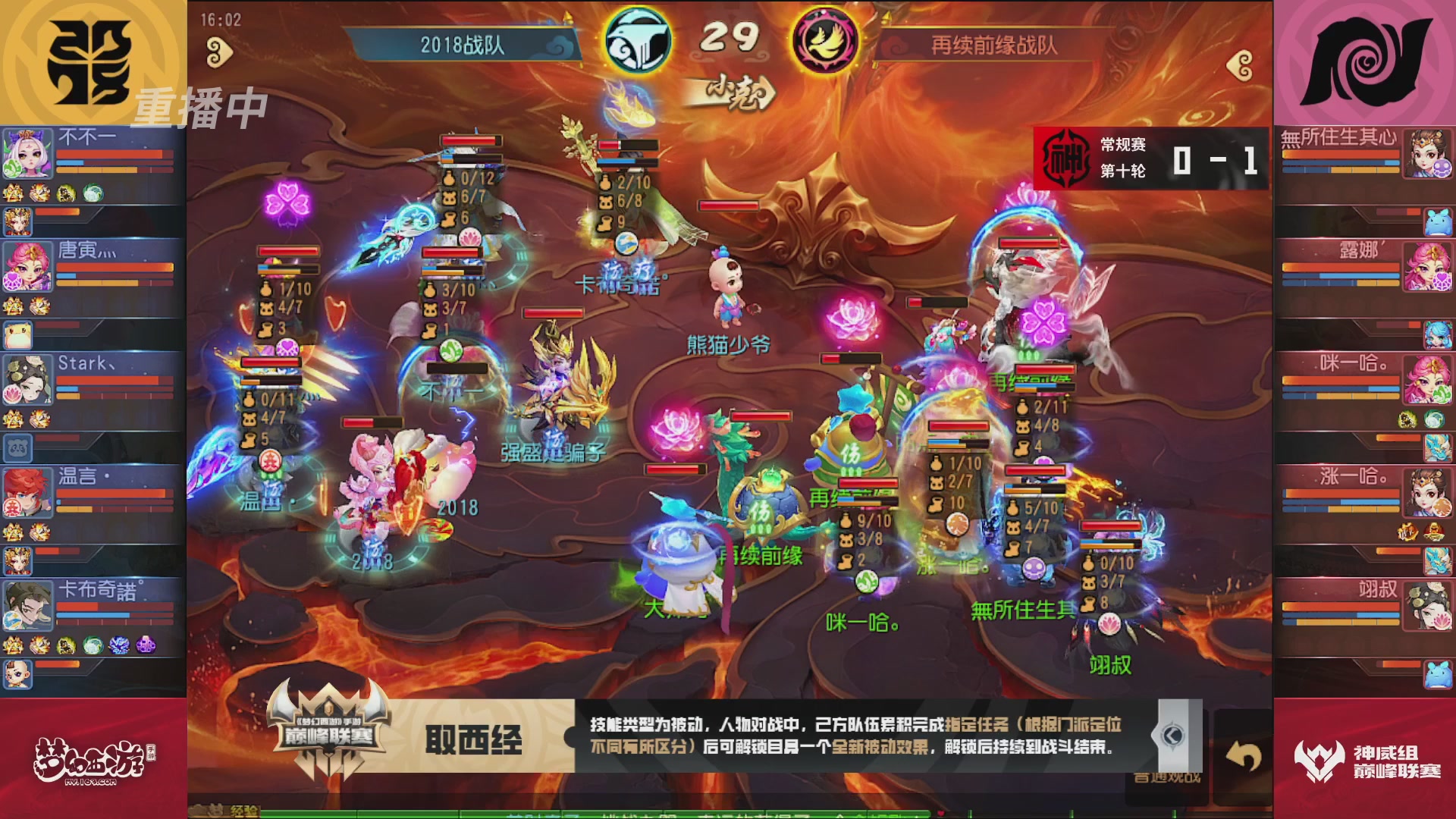 梦幻西游手游巅峰联赛S12常规赛