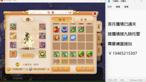 接九转蜃境托管~