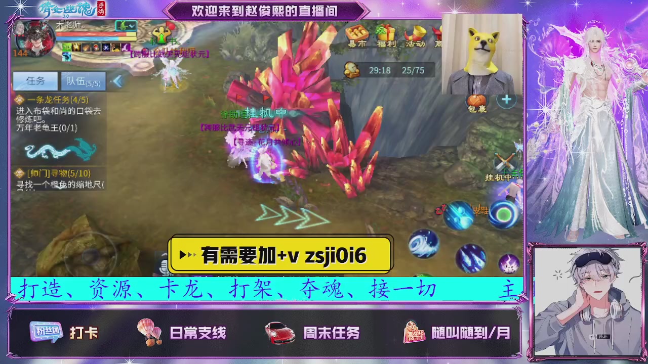 接托管、接各种~
