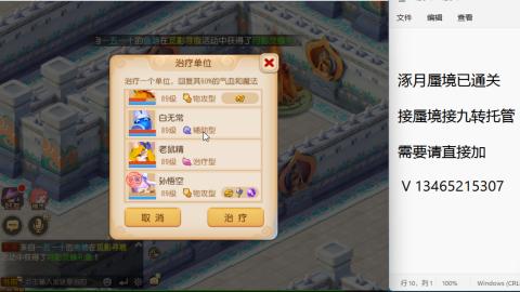 接九转蜃境托管~