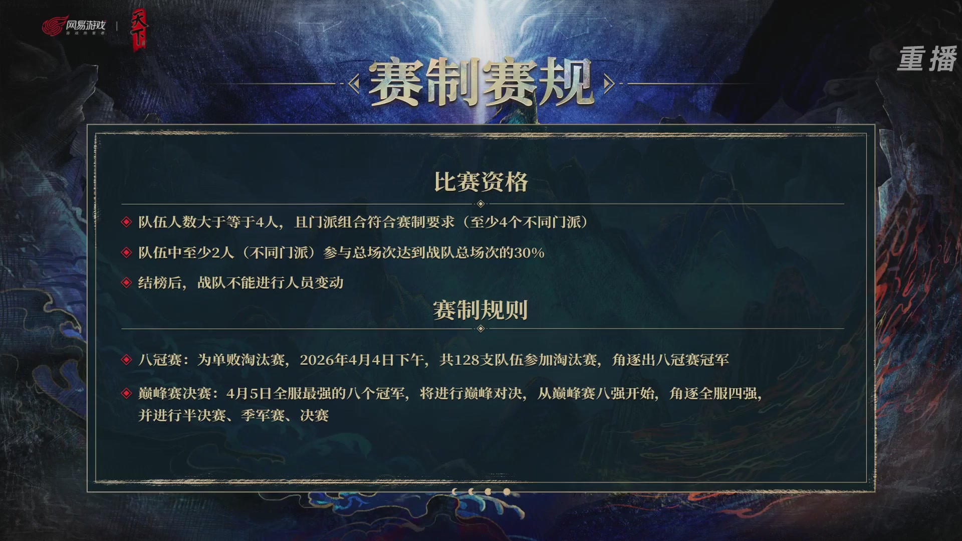 【重播】2026论剑天下4v4竞技赛