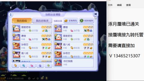 接九转蜃境托管~
