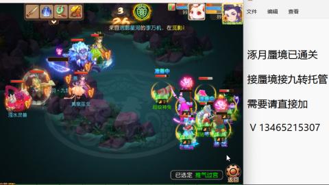 接九转蜃境托管~
