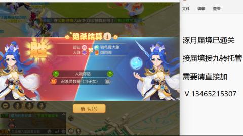 接九转蜃境托管~