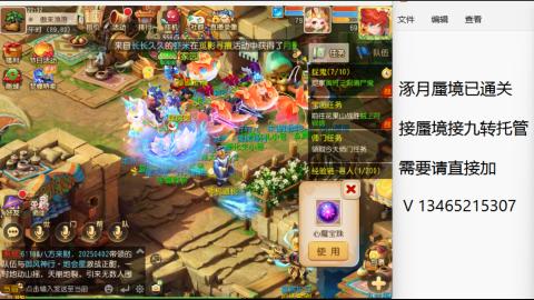 接九转蜃境托管~