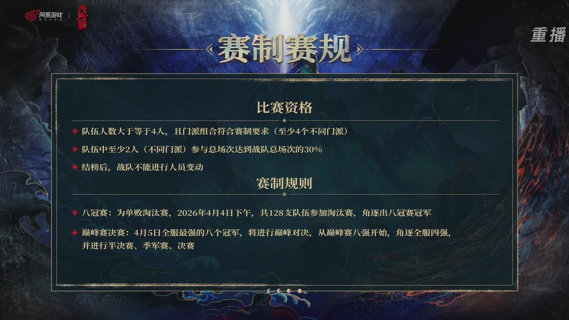 【重播】2026论剑天下4v4竞技赛