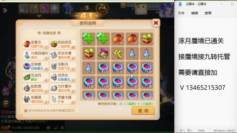 接九转蜃境托管~