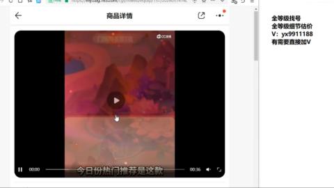 全等级细节找号估价
