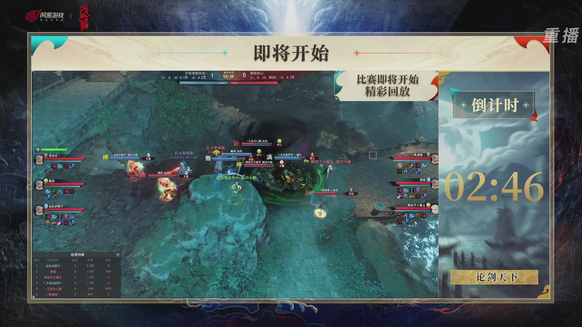 【重播】2026论剑天下4v4竞技赛