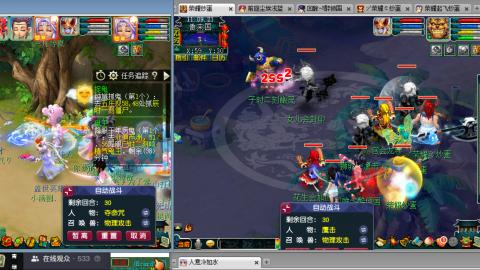 雪山招帮战玩家