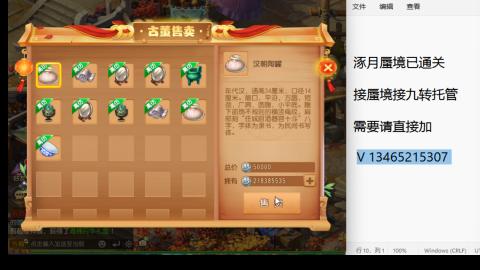 接九转蜃境托管~