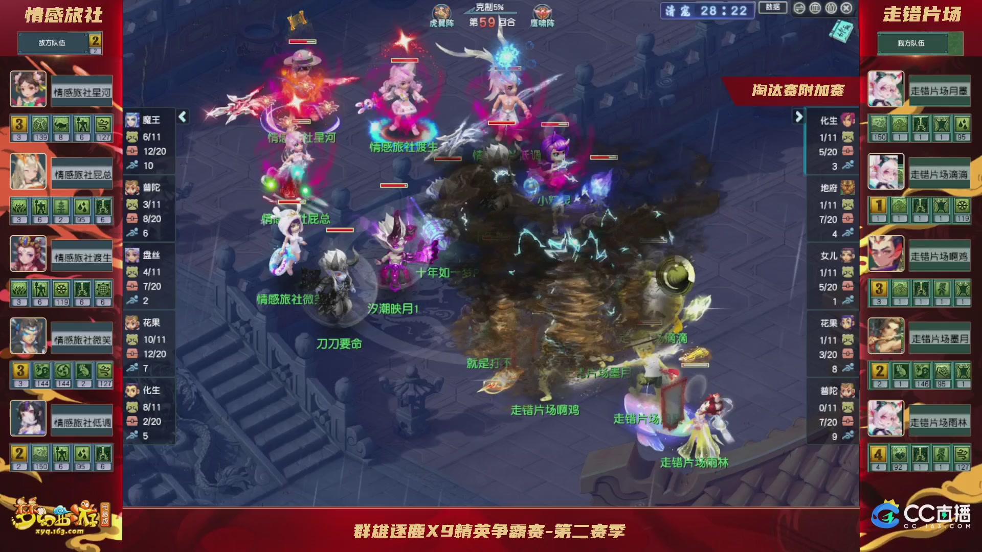 群雄逐鹿X9精英争霸赛-第二赛季淘汰赛（福袋在大神直播间掉落）
