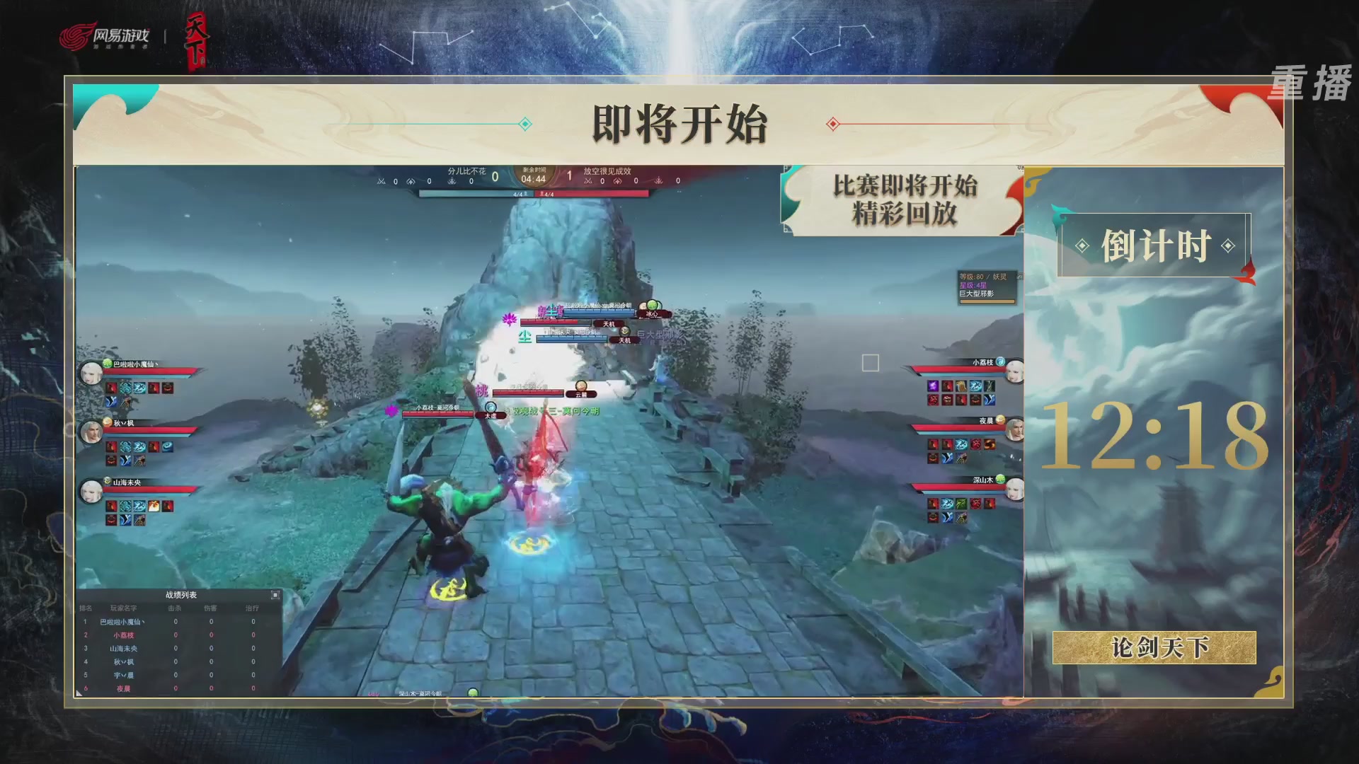 【重播】2026论剑天下4v4竞技赛