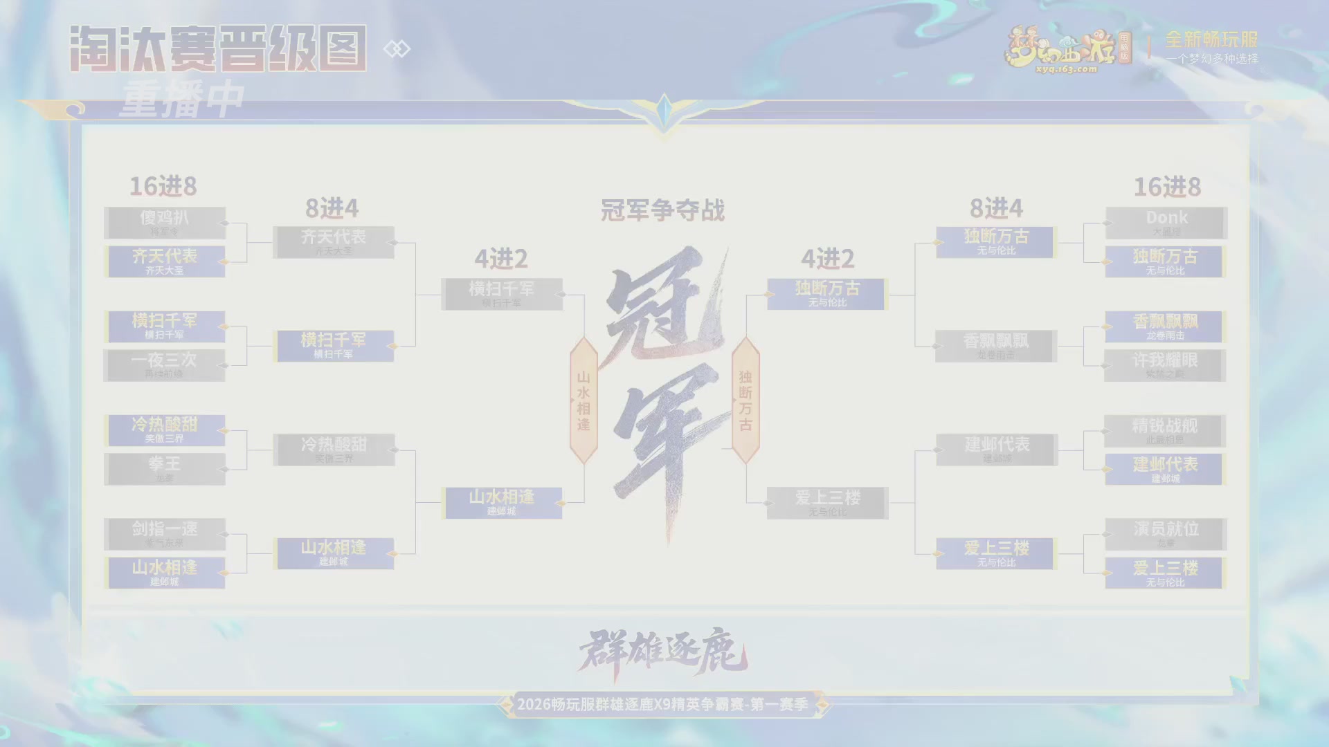 【重播】2026畅玩服群雄逐鹿第一赛季-决赛