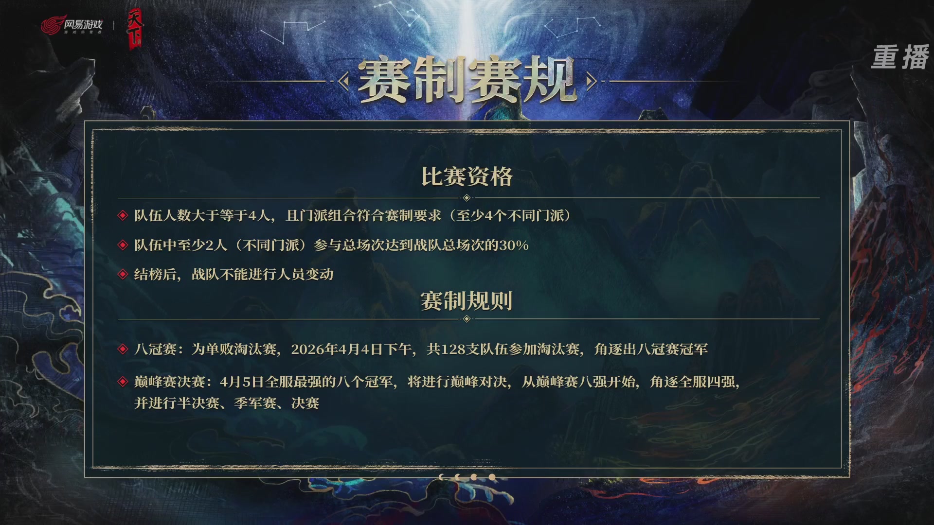 【重播】2026论剑天下4v4竞技赛